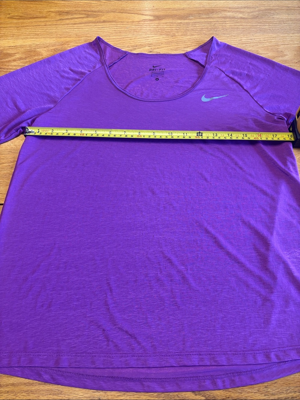Nike Neon Yellow Sports Bra with Black Shorts & Purple Tee . Please note sizes - Picture 7 of 12